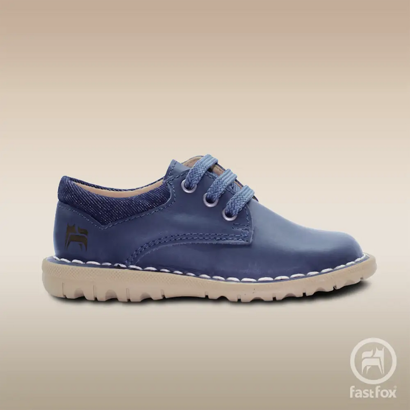 FOX Classic Kids' Lace-Up Shoe in Navy